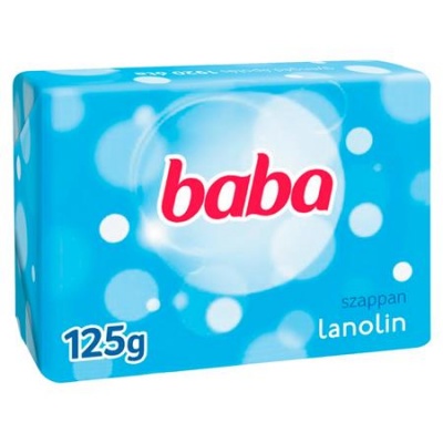 Krémszappan, 125 g, BABA, lanolinos